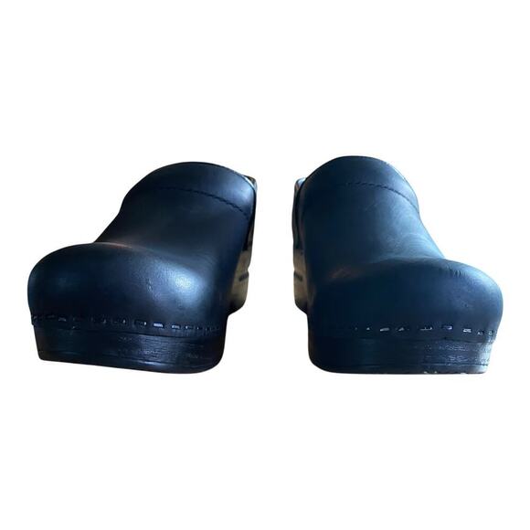 Dansko Clogs Women's Solid Black Leather Nurse Slip-Ons Size EU 35 US 5 - Picture 7 of 11